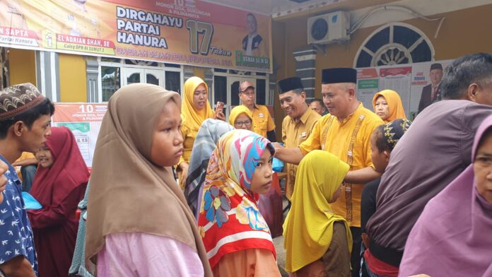 Hut Ke 17 Dpc Partai Hanura Kabupaten Batu Bara Santuni Anak Yatim