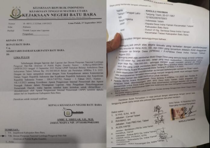 Belanja Mobil Siaga Desa Indrayaman Di Laporkan Lphp Diduga Sarat Kkn